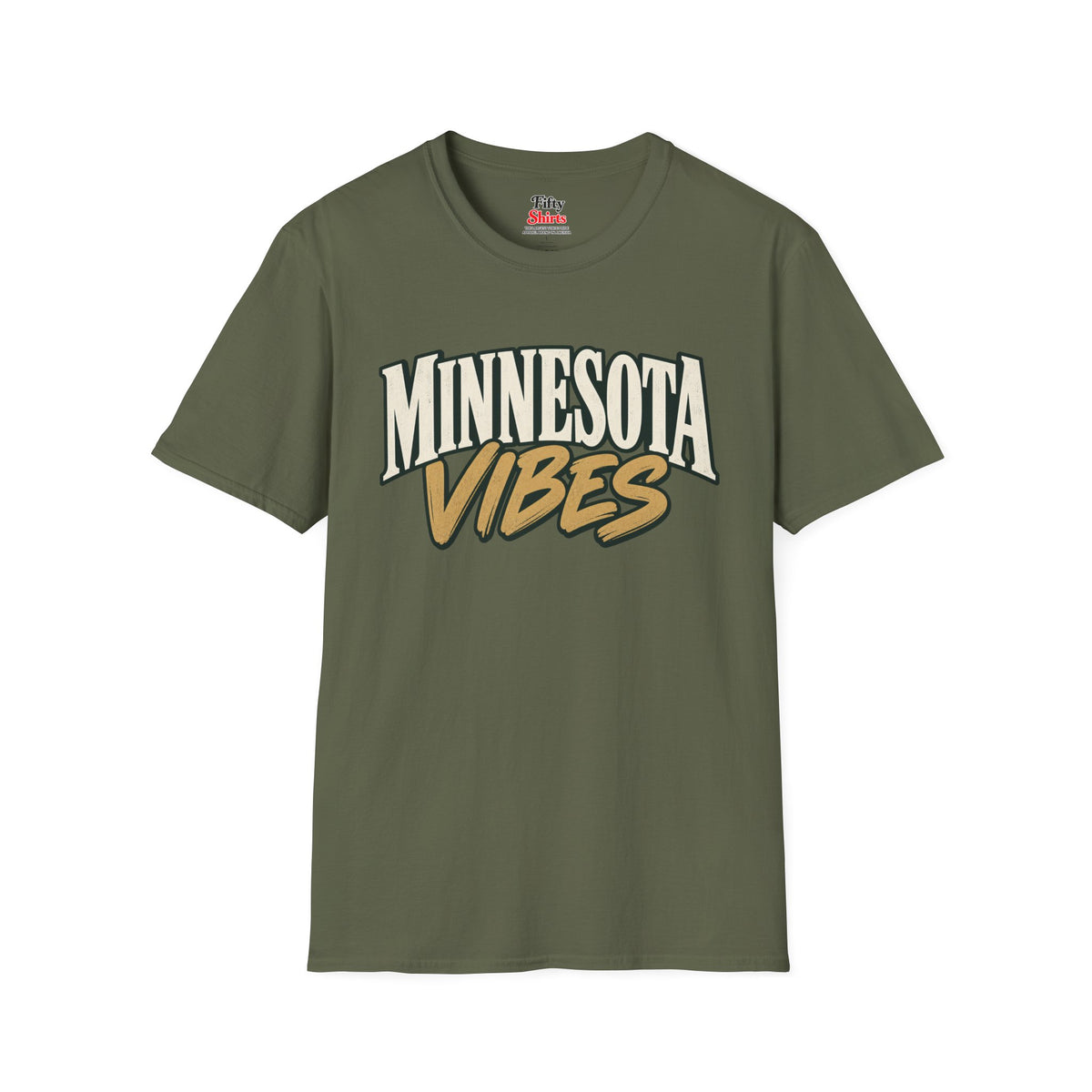 Minnesota Vibes Unisex Softstyle T Shirt State Name Graphic Tee