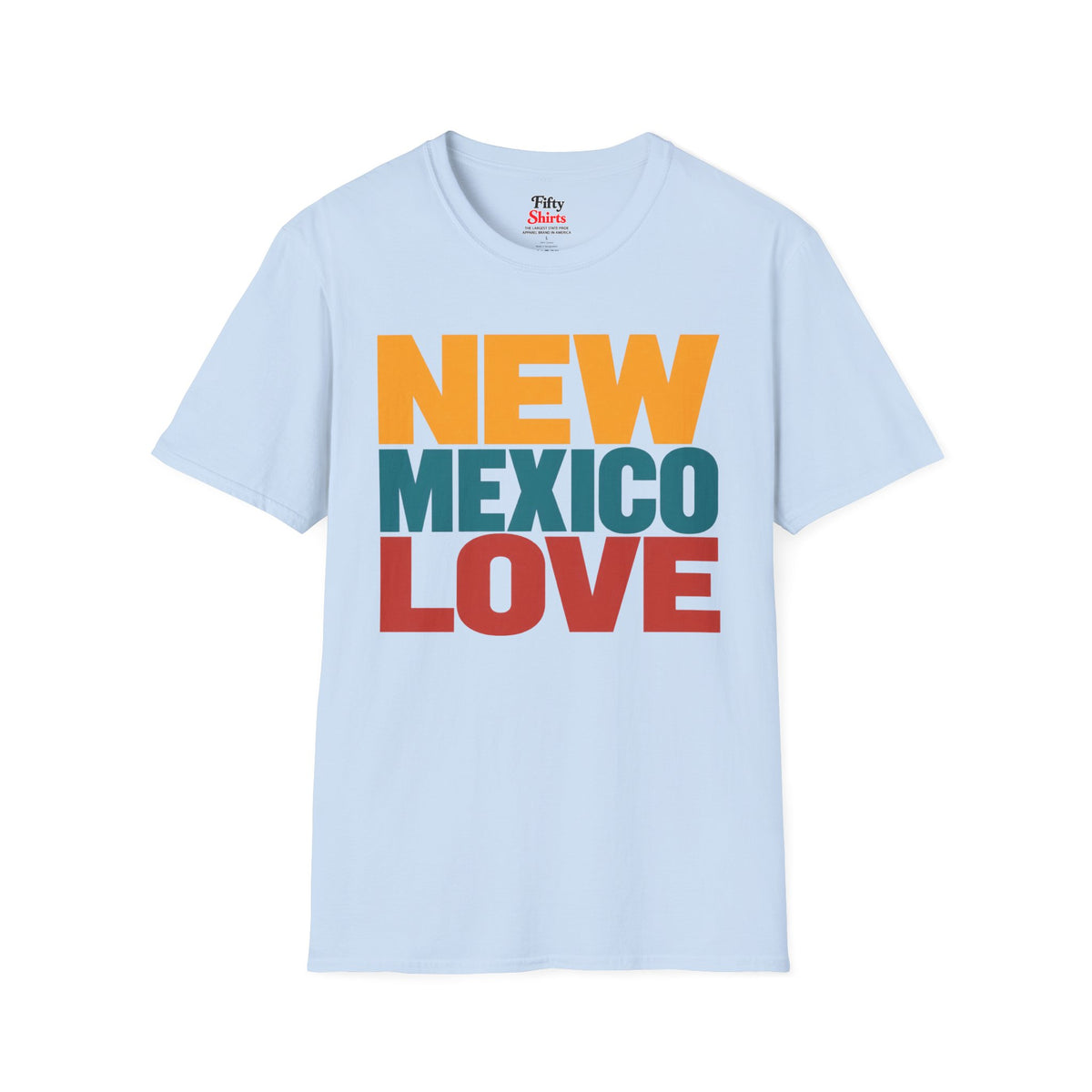 New Mexico Love Unisex Softstyle T Shirt State Name Graphic Tee