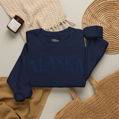 Alaska Est 1959 Unisex Crewneck Sweatshirt State Name Graphic