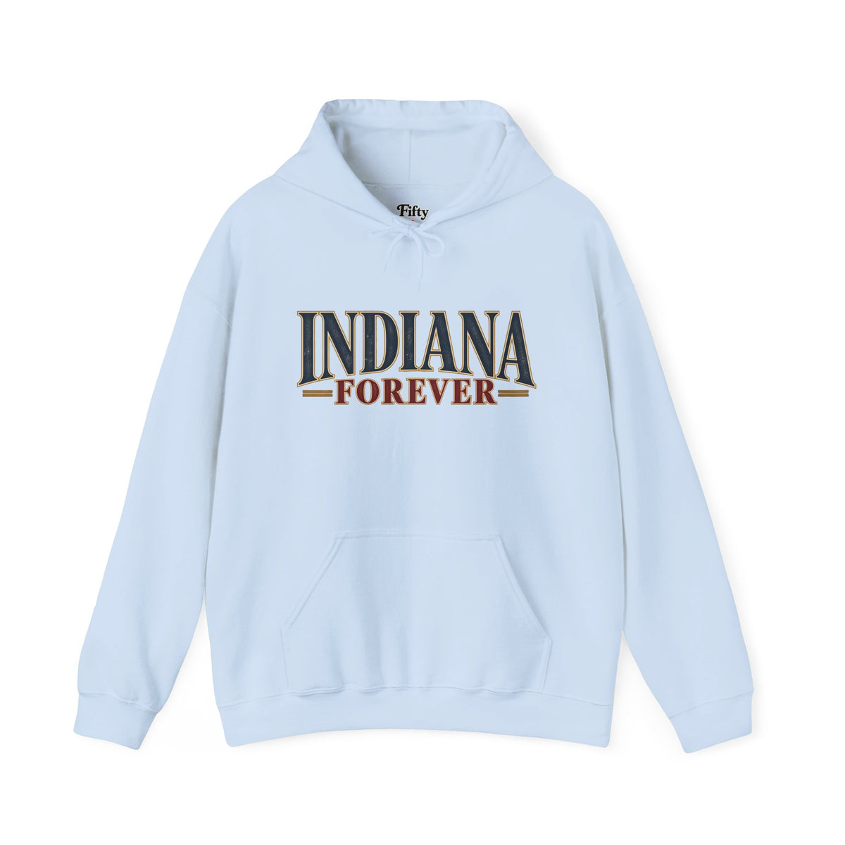 Indiana Forever Unisex Hoodie State Name Graphic