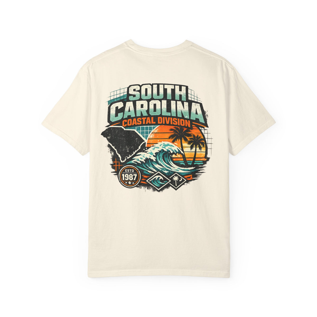 South Carolina Coastal Division Unisex Comfort Color 1717 Streetwear Graphic Tee