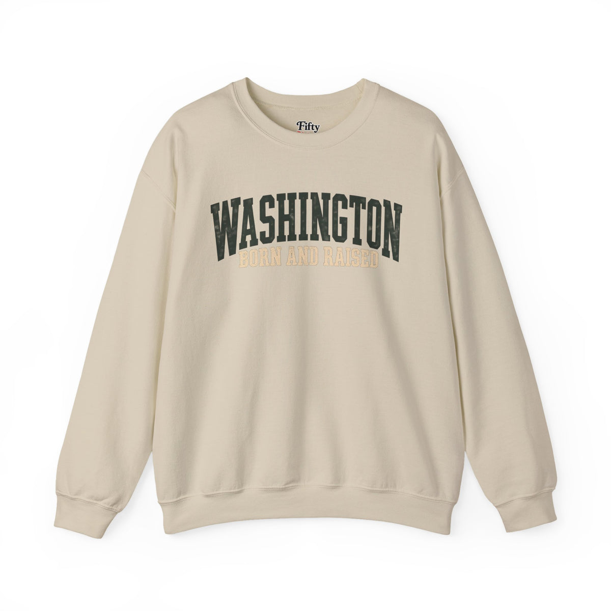 Washington Born and Raised Pacific Northwest Heritage Unisex Sweatshirt Graphic
