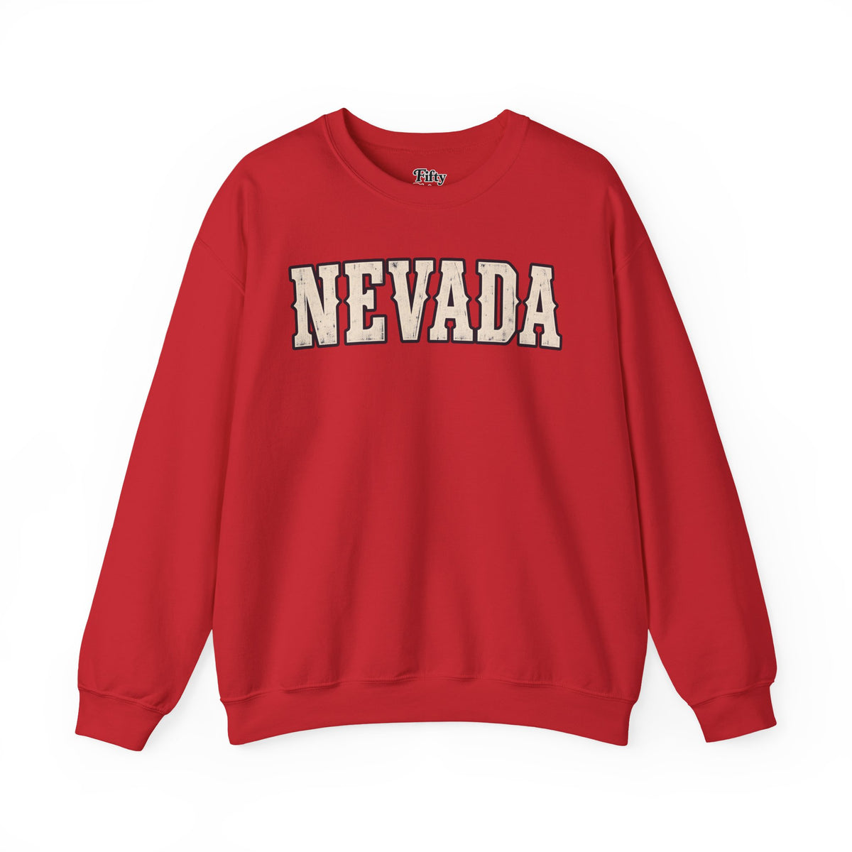 Nevada Unisex Crewneck Sweatshirt State Name Graphic