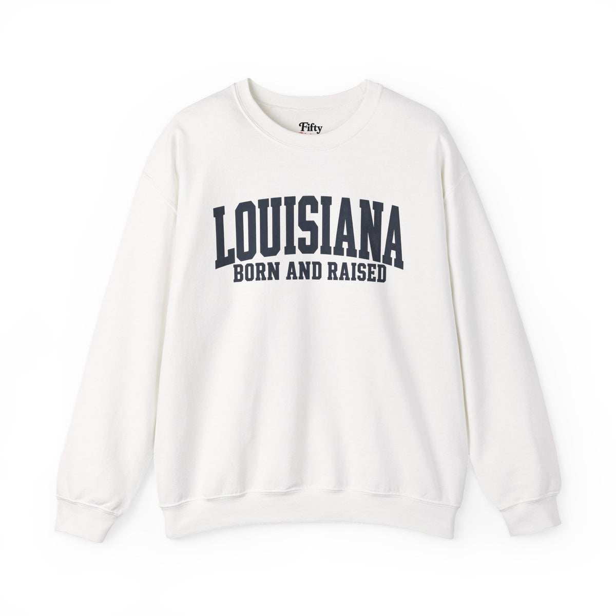 Louisiana Born and Raised Premium Streetwear Unisex Sweatshirt Graphic