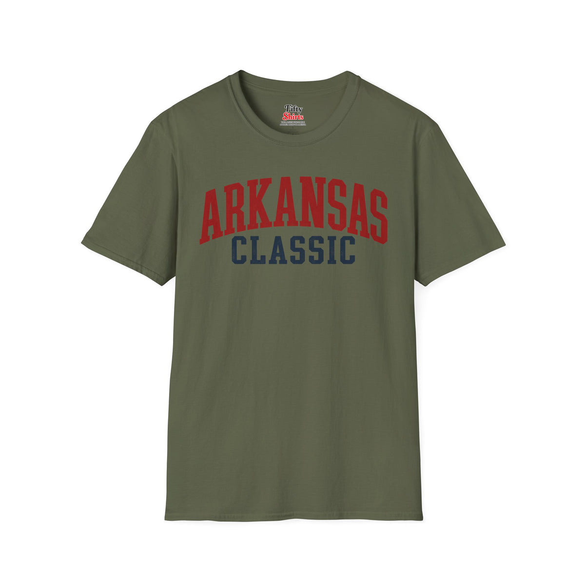 Arkansas Classic Unisex Softstyle T Shirt State Name Graphic Tee