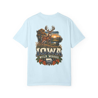 Iowa Wild Woods Unisex Comfort Color 1717 Streetwear Graphic Tee
