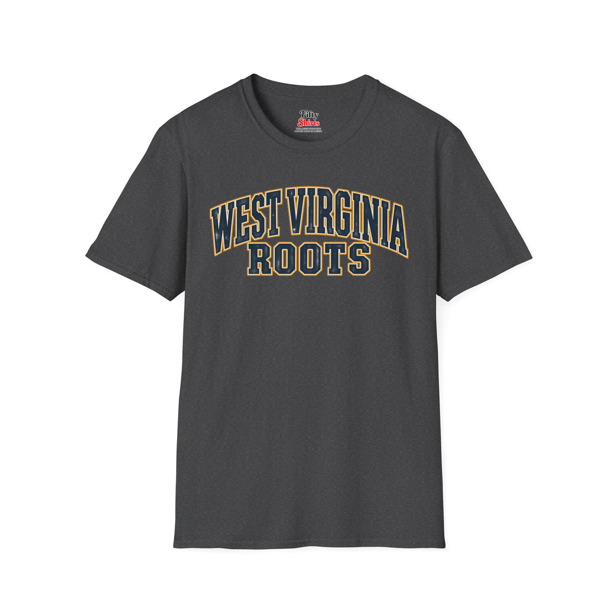 West Virginia Roots Unisex Softstyle T Shirt State Name Graphic Tee