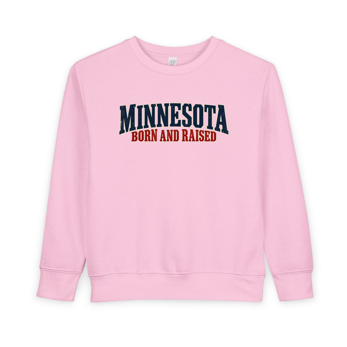 Minnesota Born and Raised Premium Northwoods Unisex Toddler Sweatshirt