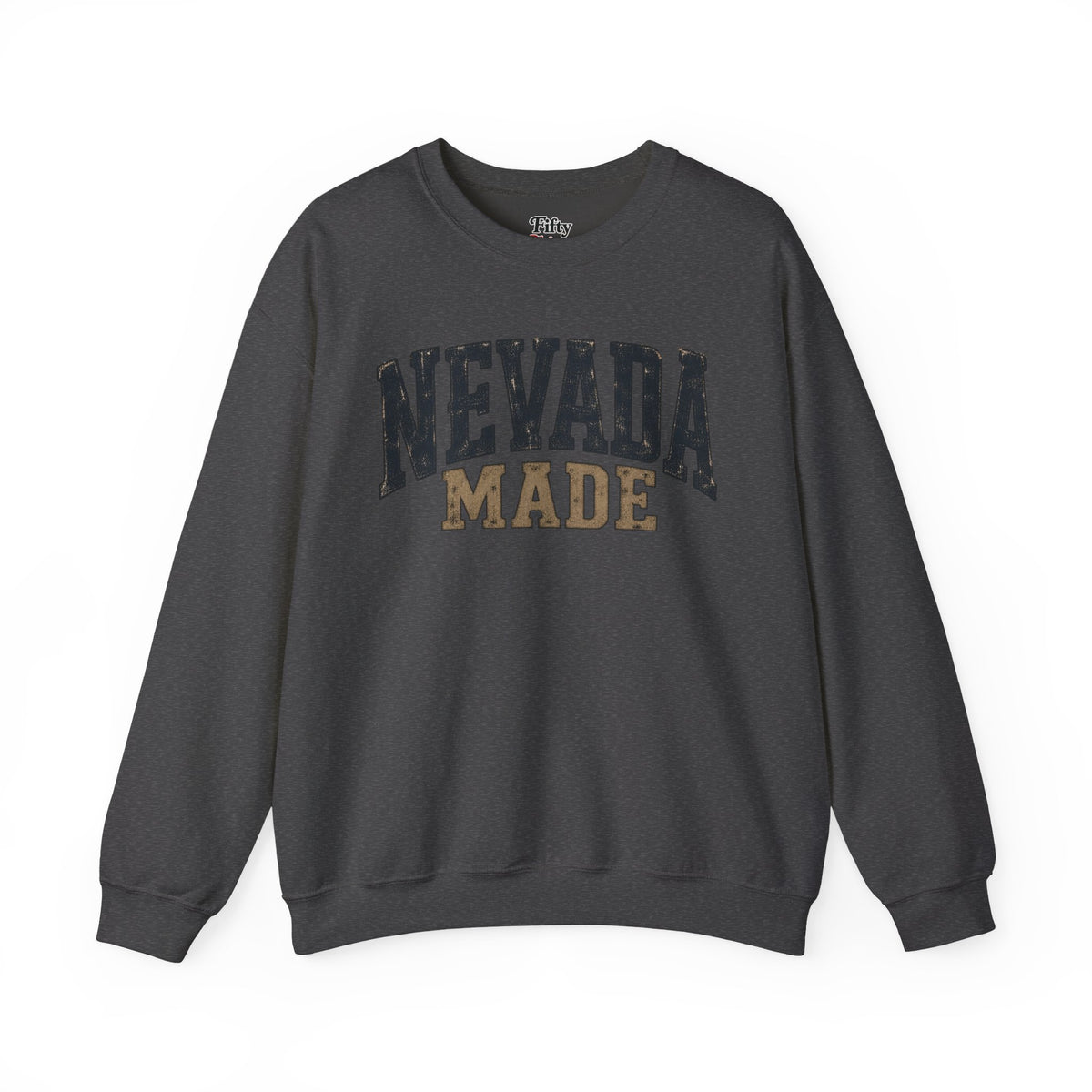 Nevada Made Unisex Crewneck Sweatshirt State Name Graphic