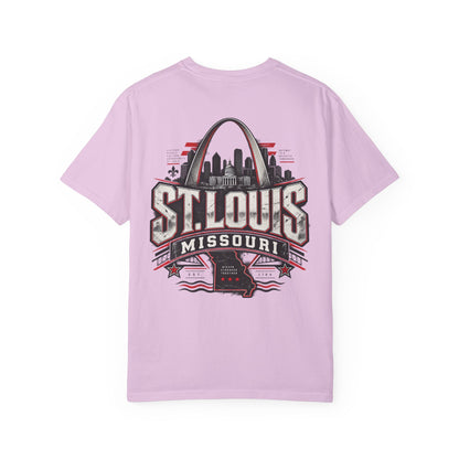 St. Louis Missouri Unisex Comfort Color 1717 Streetwear Graphic Tee