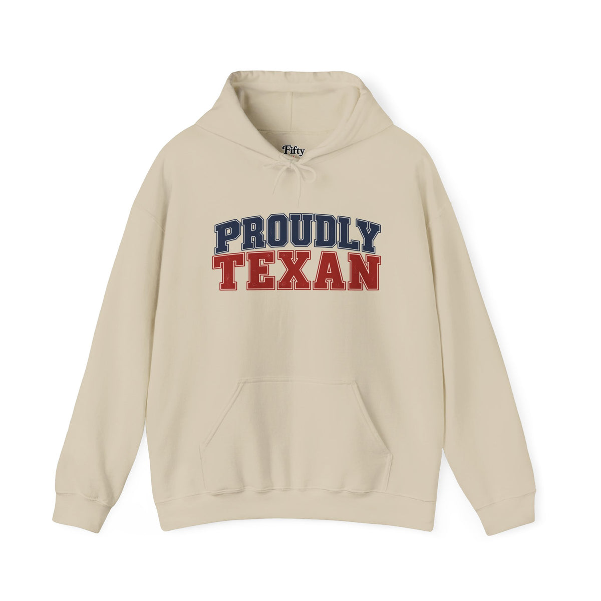Proudly Texan Texas Unisex Hoodie State Name Graphic