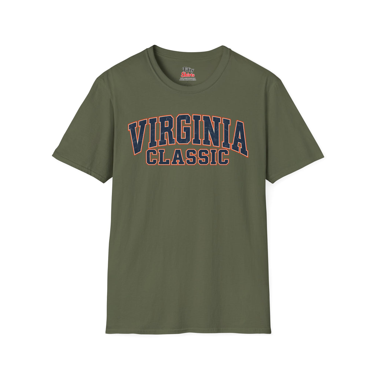 Virginia Classic Unisex Softstyle T Shirt State Name Graphic Tee
