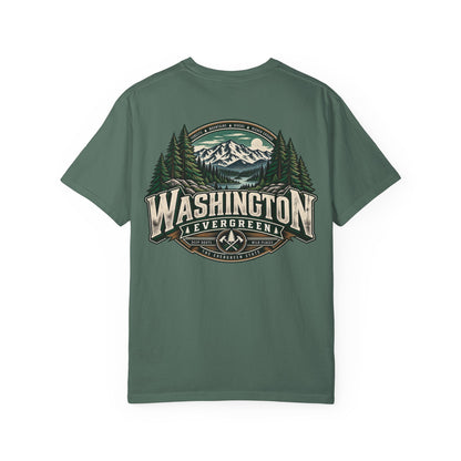 Washington Evergreen Unisex Comfort Color 1717 Streetwear Graphic Tee