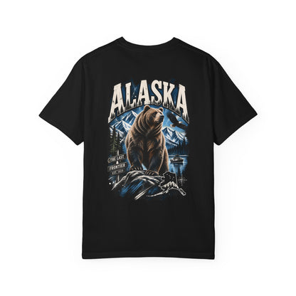 Alaska Bear Streetwear  Unisex Comfort Color 1717 Streetwear Graphic Tee