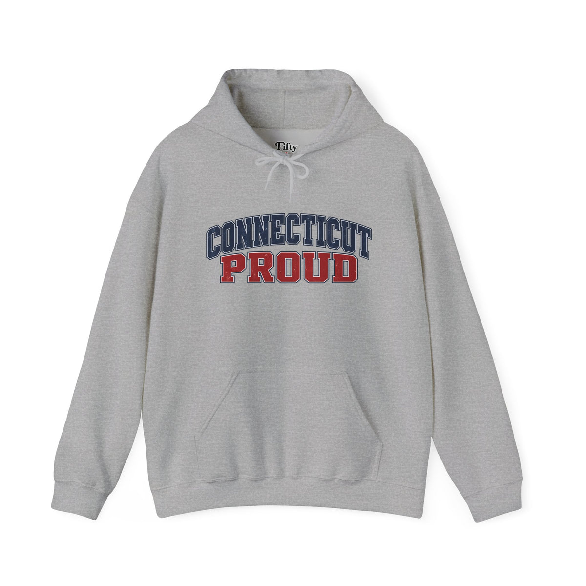 Connecticut Proud Unisex Hoodie State Name Graphic