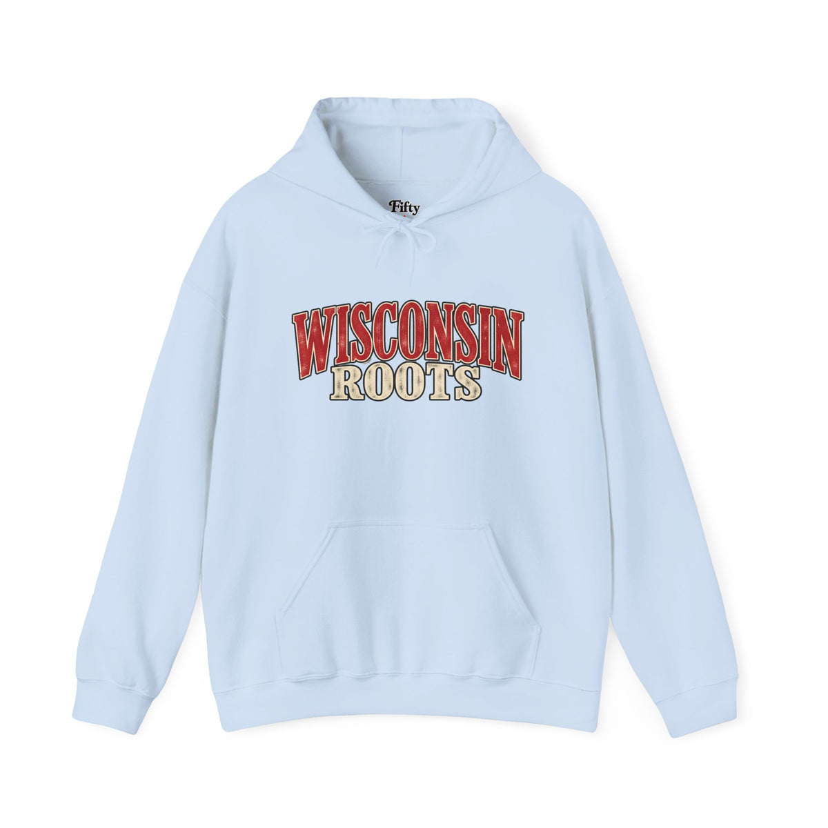 Wisconsin Roots Unisex Hoodie State Name Graphic