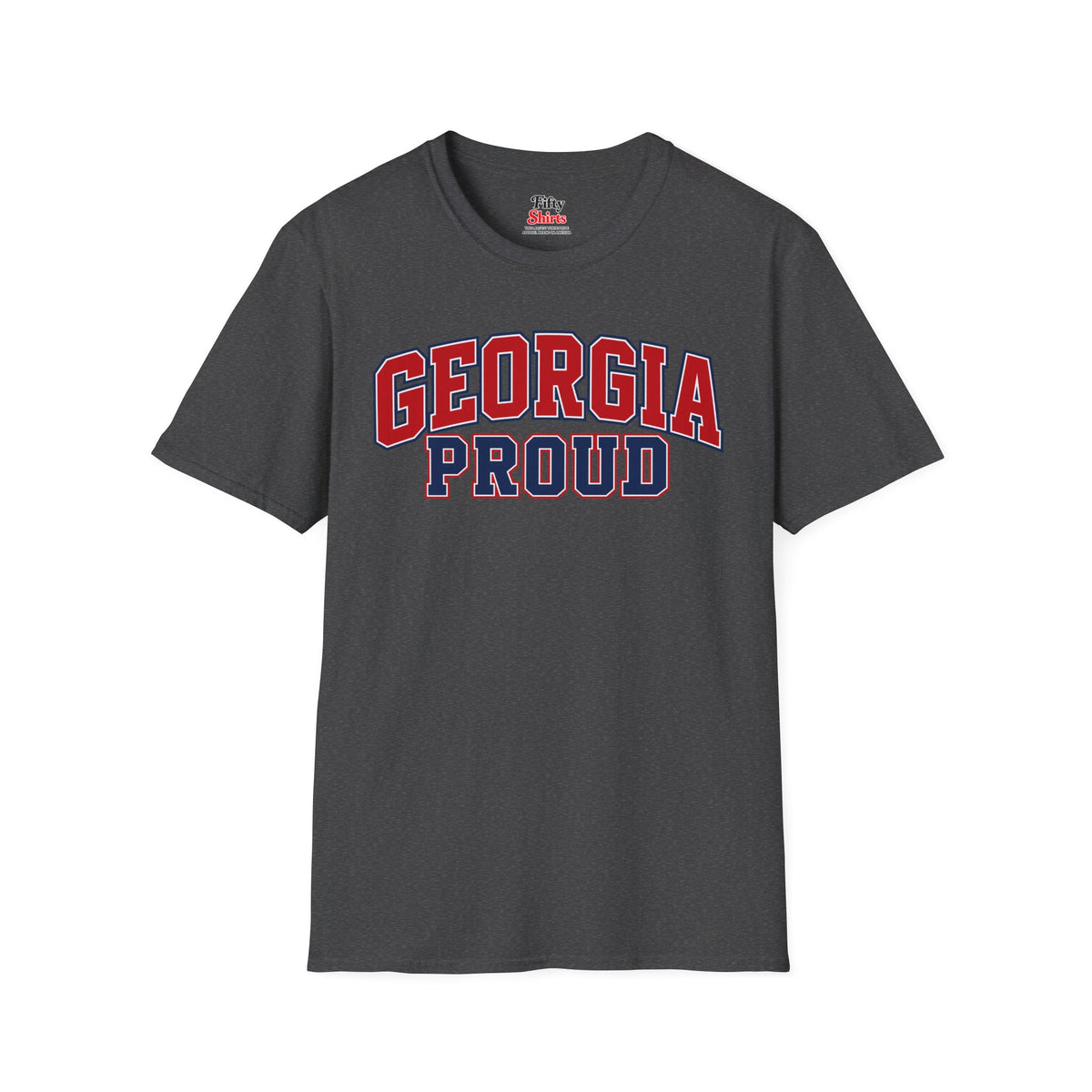 Georgia Proud Unisex Softstyle T Shirt State Name Graphic Tee