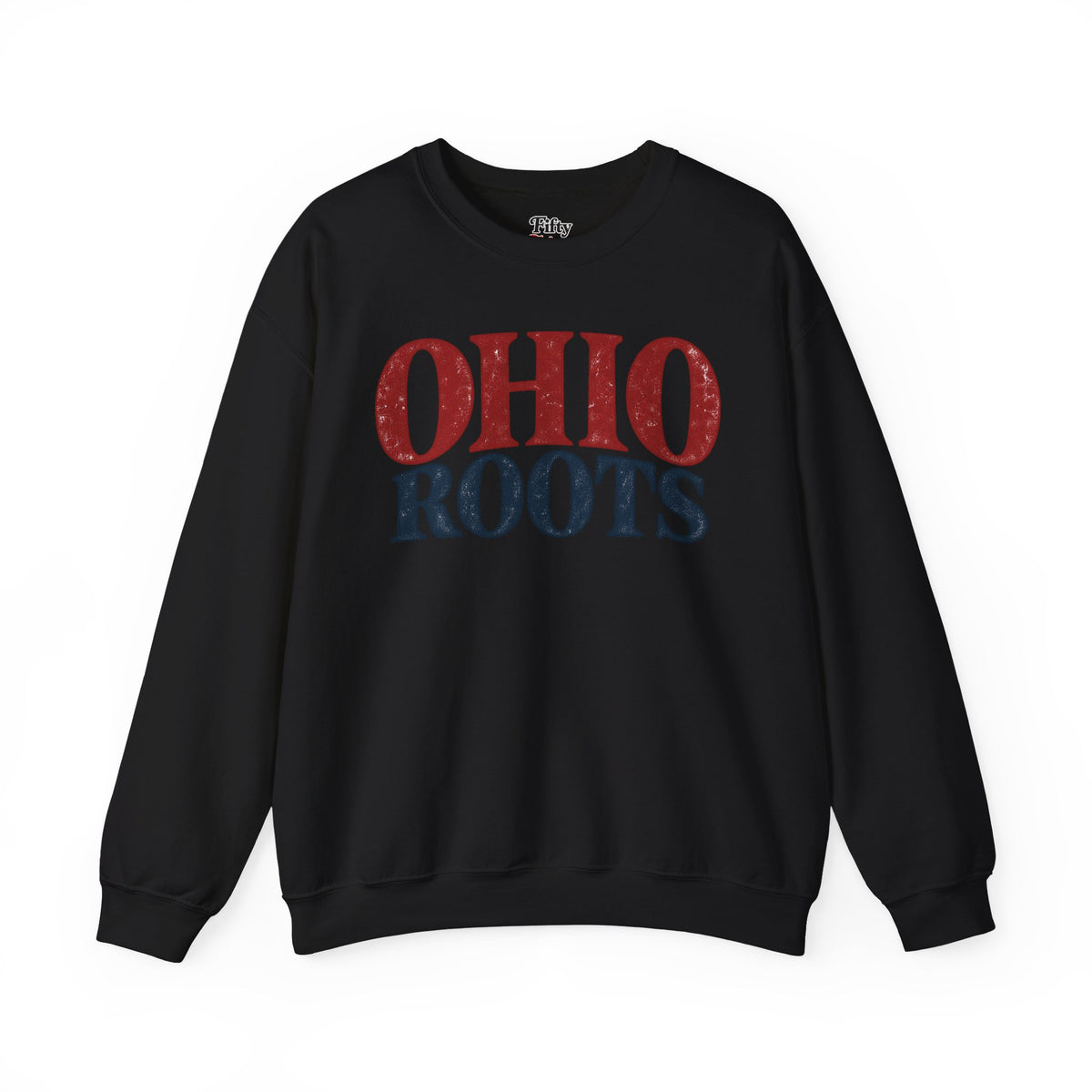Ohio Roots Unisex Crewneck Sweatshirt State Name Graphic