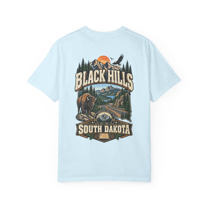 Black Hills South Dakota Unisex Comfort Color 1717 Streetwear Graphic Tee