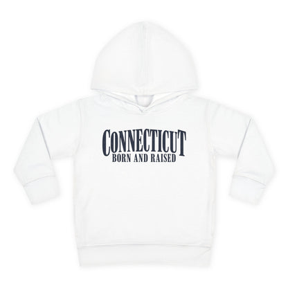 Connecticut Born and Raised Luxury Heritage Unisex Toddler Pullover Fleece Hoodie