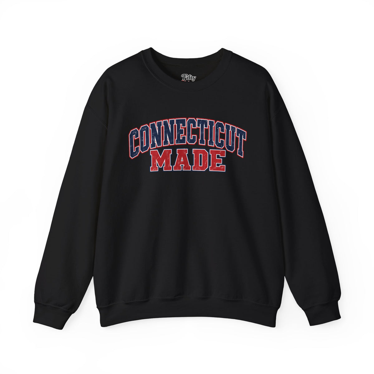Connecticut Made Unisex Crewneck Sweatshirt State Name Graphic