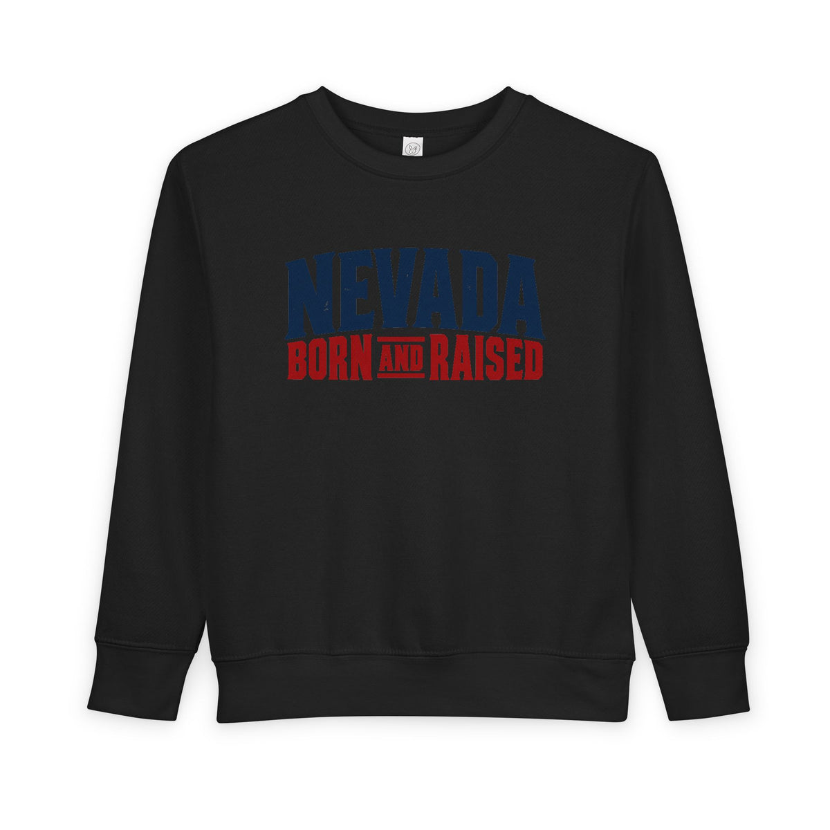 Nevada Born and Raised Modern Streetwear Unisex Toddler Sweatshirt