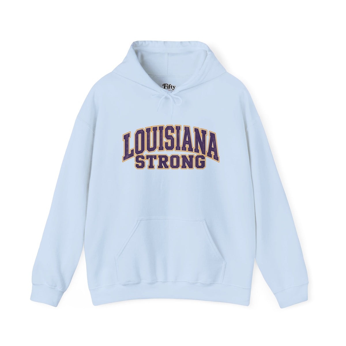 Louisiana Strong Unisex Hoodie State Name Graphic