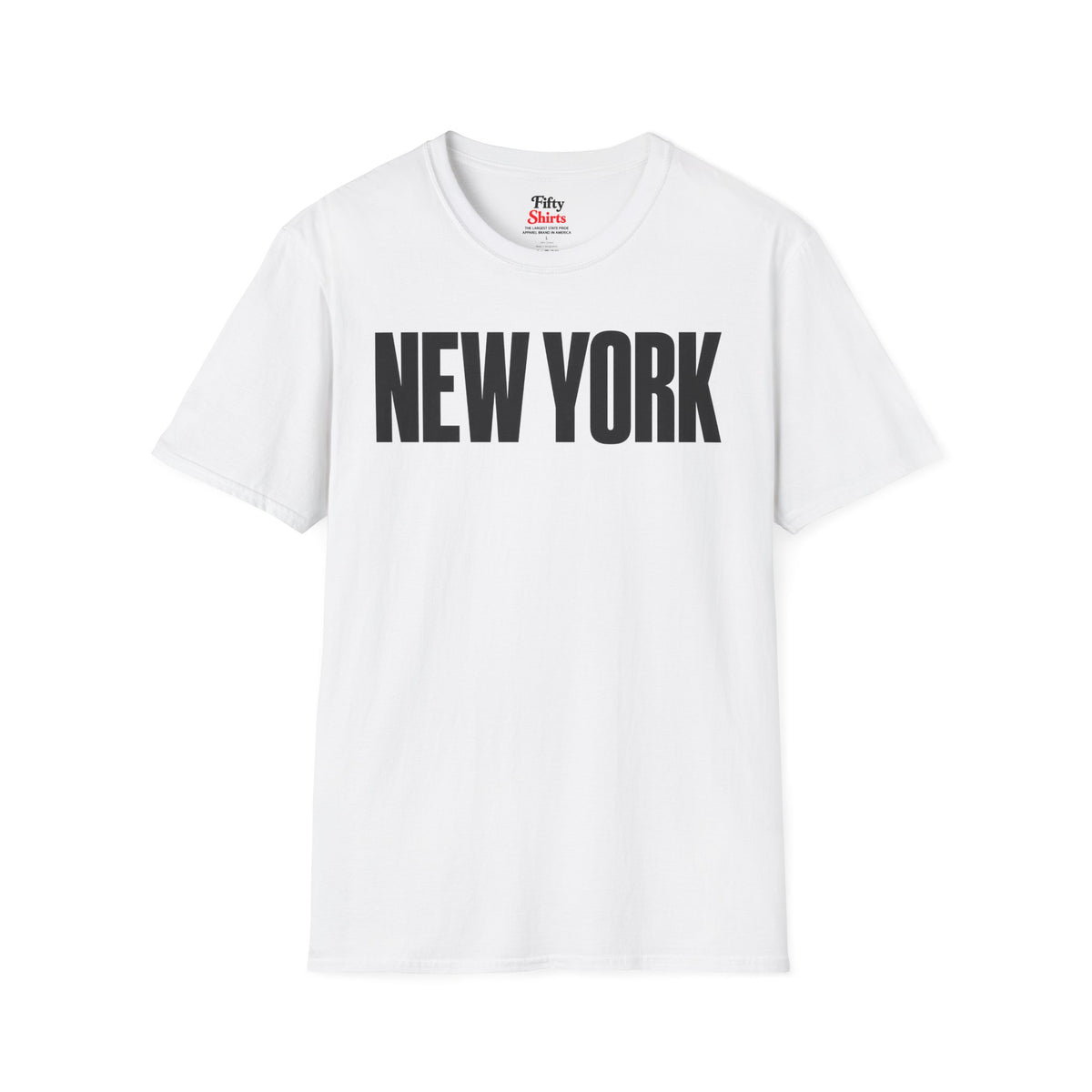 New York Unisex Softstyle T Shirt State Name Graphic Tee