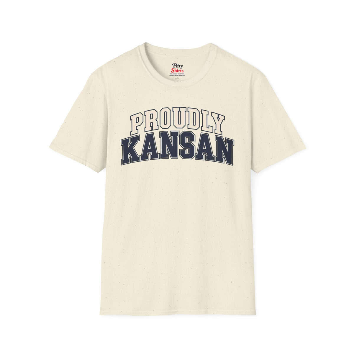 Proudly Kansan Kansas Unisex Softstyle T Shirt State Name Graphic Tee