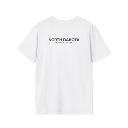 North Dakota All State In God We Trust Unisex Everyday Tee