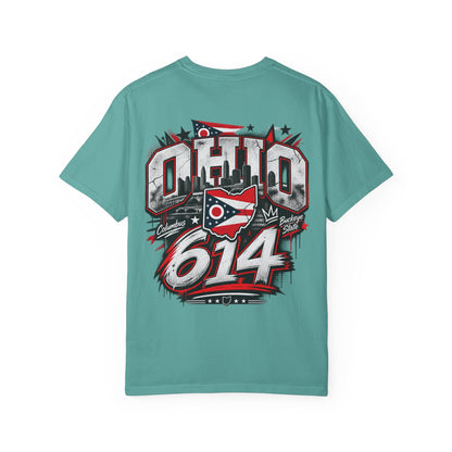 Ohio 614 Unisex Comfort Color 1717 Streetwear Graphic Tee