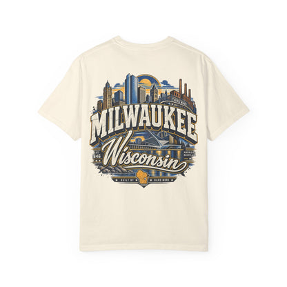 Milwaukee Wisconsin Unisex Comfort Color 1717 Streetwear Graphic Tee
