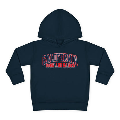 California Born and Raised Vintage Athletic Heritage Unisex Toddler Pullover Fleece Hoodie