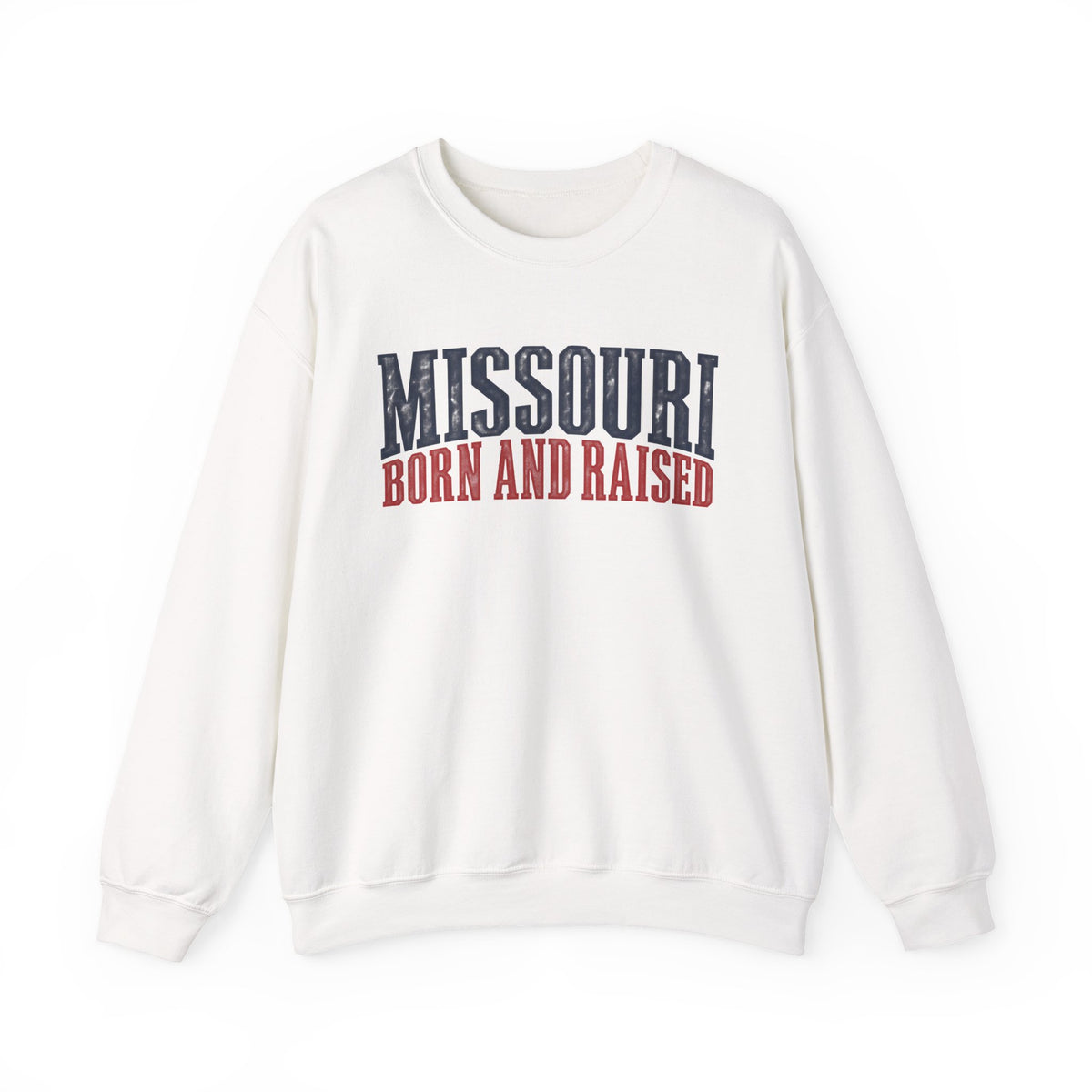 Missouri Born and Raised Premium Heritage Unisex Sweatshirt Graphic