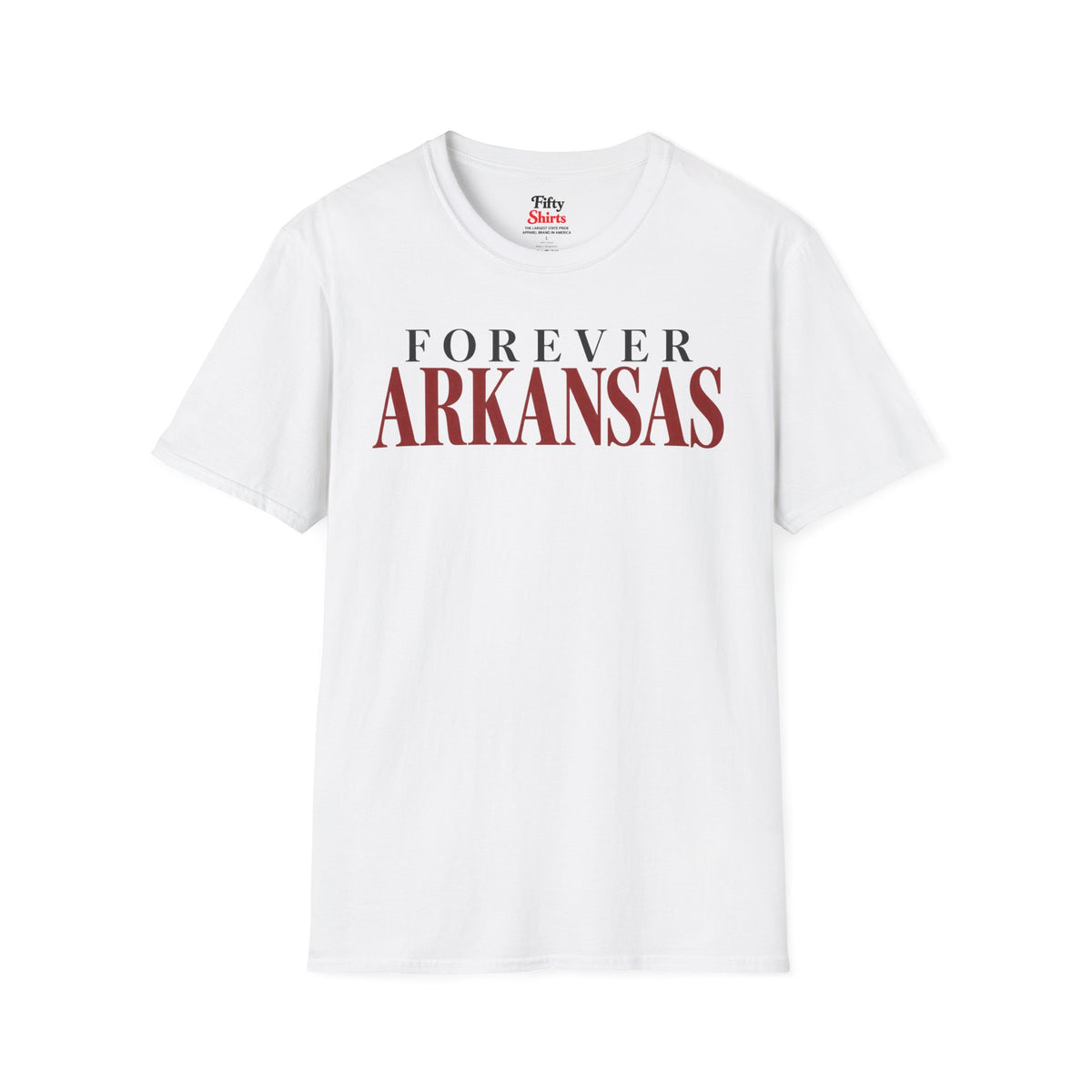 Forever Arkansas Unisex Softstyle T Shirt State Name Graphic Tee