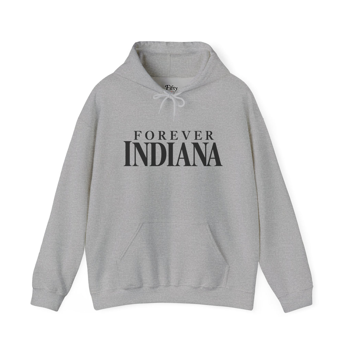 Forever Indiana Unisex Hoodie State Name Graphic