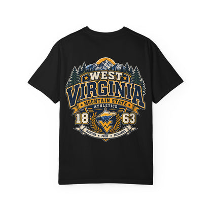 West Virginia Mountain State Athletics Unisex Comfort Color 1717 Streetwear Graphic Tee