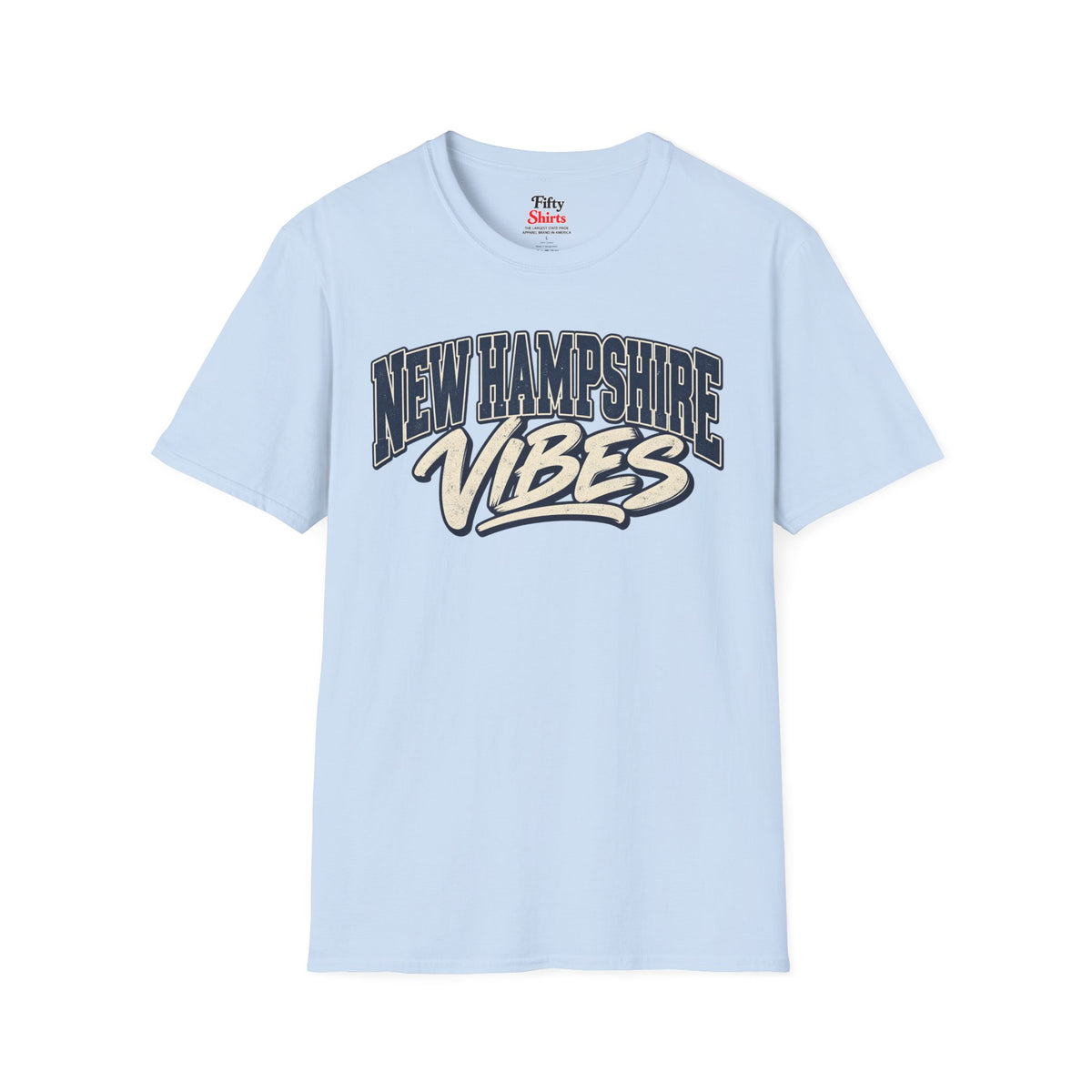 New Hampshire Vibes Unisex Softstyle T Shirt State Name Graphic Tee