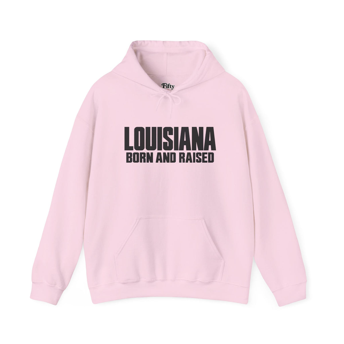 Louisiana Born and Raised Modern Unisex Hoodie Graphic