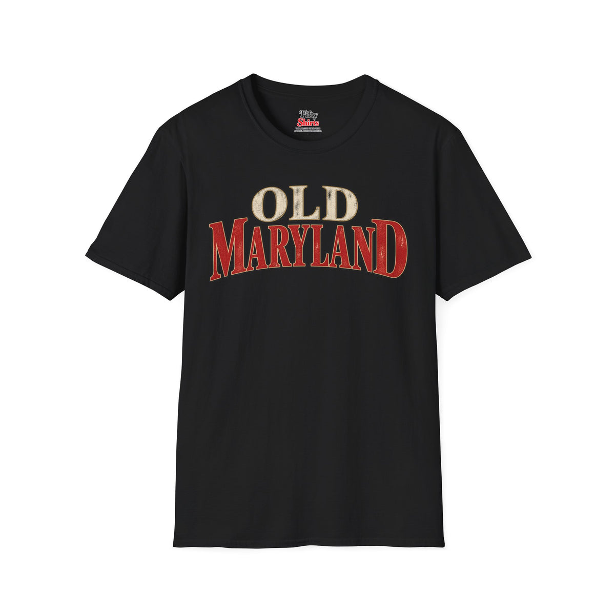 Old Maryland Unisex Softstyle T Shirt State Name Graphic Tee