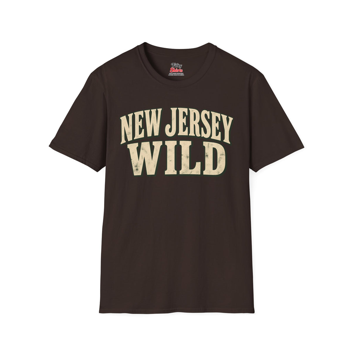 New Jersey  Wild Unisex Softstyle T Shirt State Name Graphic Tee