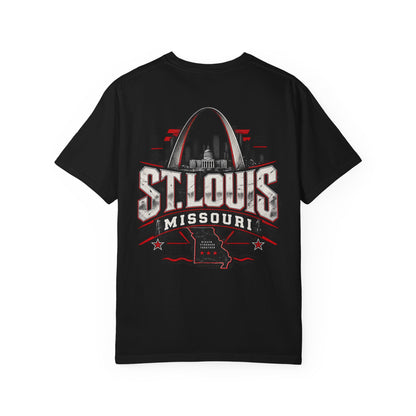St. Louis Missouri Unisex Comfort Color 1717 Streetwear Graphic Tee