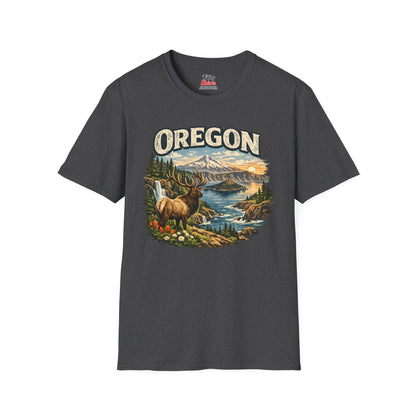 Oregon Wildlife Unisex Softstyle T Shirt State Pride Graphic Tee Collections FS03