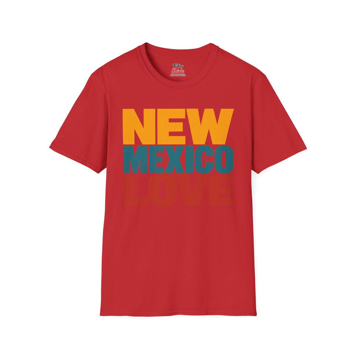 New Mexico Love Unisex Softstyle T Shirt State Name Graphic Tee