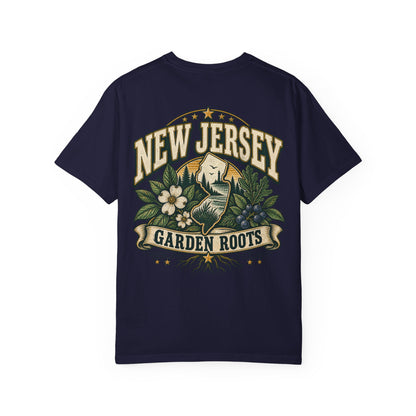 New Jersey Garden Roots Unisex Comfort Color 1717 Streetwear Graphic Tee