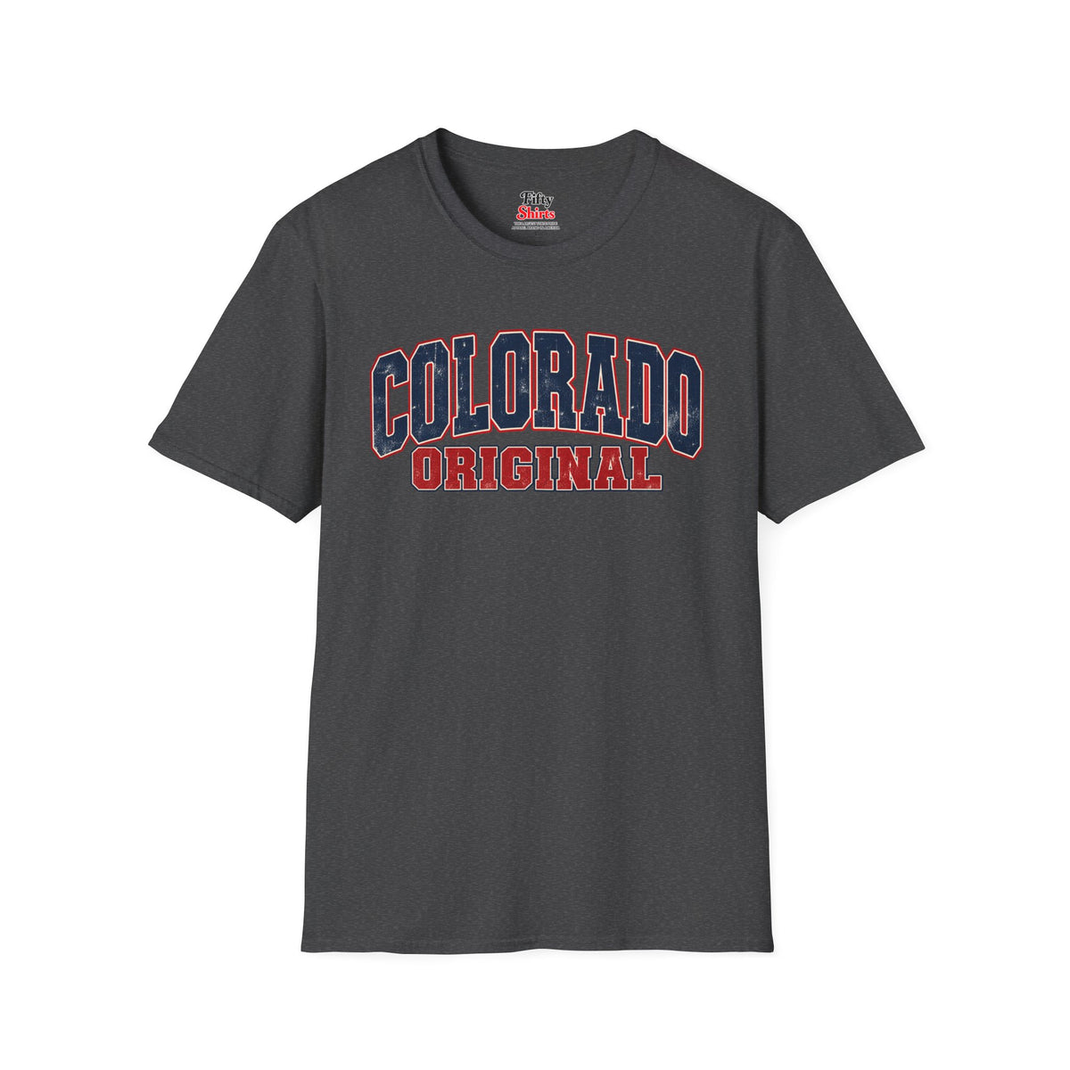 Colorado Original Unisex Softstyle T Shirt State Name Graphic Tee