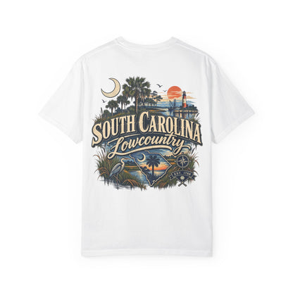 South Carolina Lowcountry Unisex Comfort Color 1717 Streetwear Graphic Tee