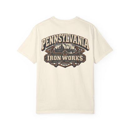 Pennsylvania Iron Works Unisex Comfort Color 1717 Streetwear Graphic Tee