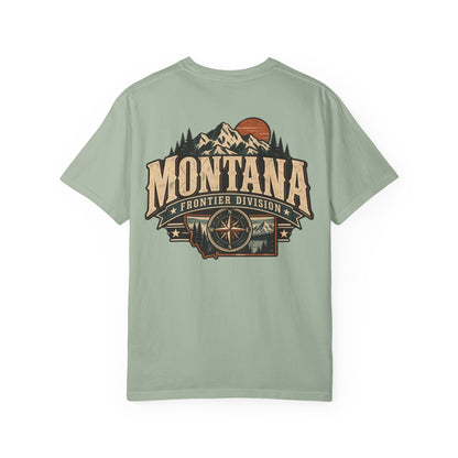 Montana Frontier Division Unisex Comfort Color 1717 Streetwear Graphic Tee