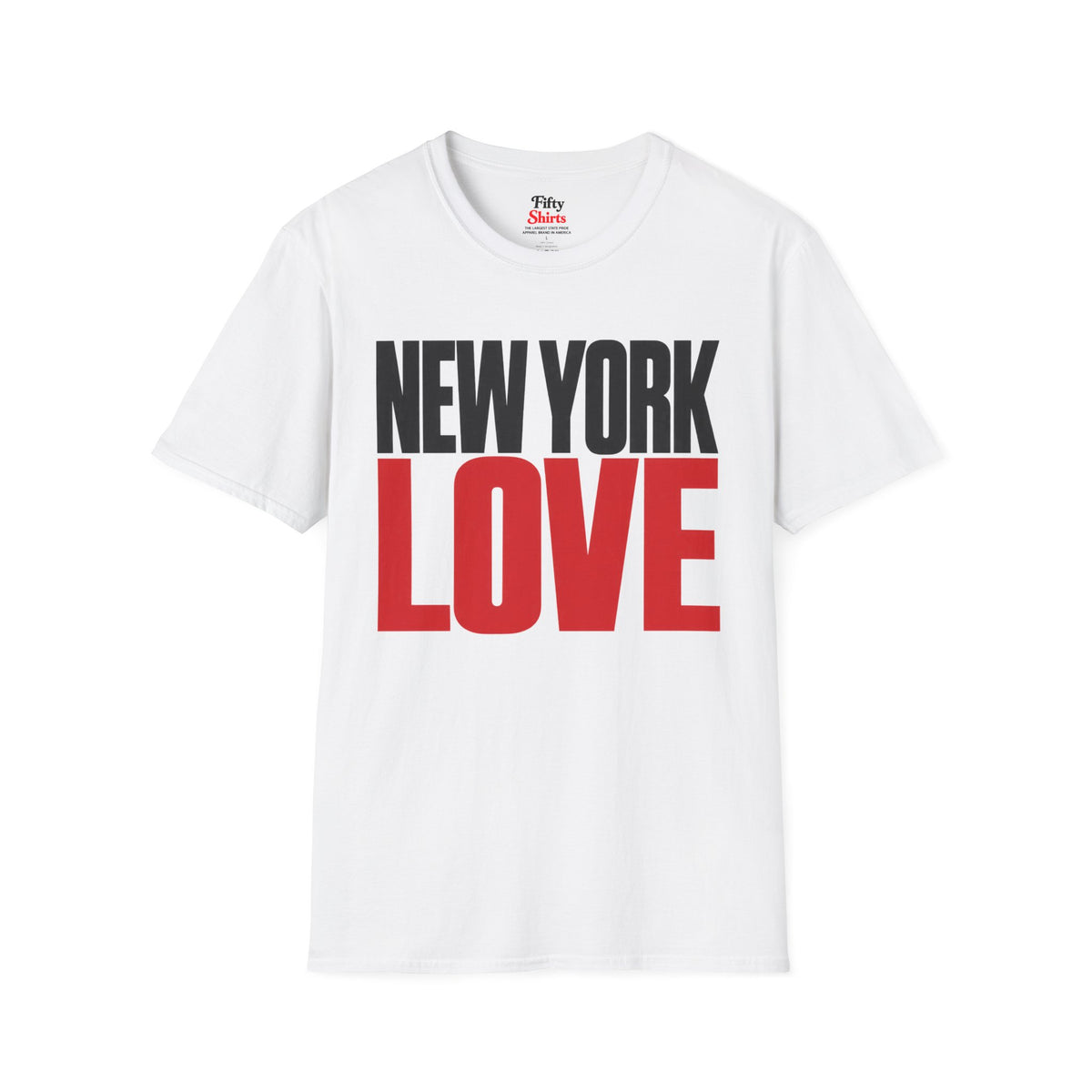 New York Love Unisex Softstyle T Shirt State Name Graphic Tee